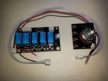 Recommended audio signal switching 3 groups RCA 1 group balanced input Four-way signal switching board with gear adjustment