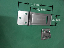 Manufacturers promote 3 inch vertical hole stainless steel lock buckle lock plate door nose
