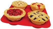 Silicone Pie Mold 4 Compartment Circle Cake Mold MY LILS PIEMAKER AS SEEN TV