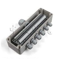 One in six out junction box 1 in 6 out waterproof junction box plastic threading box abs terminal box sink box