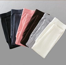 Japanese traceless bamboo charcoal fiber super elastic one-piece leggings female slim ankle-length pants