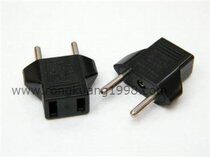 9619 European conversion socket European plug to American socket Double flat to double round plug