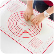 Home silicone kneading rolling pad Thickened baking panel Large baking tool chopping board and silicone pad