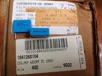 Imported original box ERO MKP 1841 Series 6800PF 5% 1000V foot distance 15mm