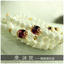 Buddha chain white Thai Buddha brand crystal hanging chain Buddha brand necklace special chain for Buddha statue