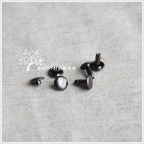 (Forest wholesale)DIY accessories double-sided rivet hammer nail gun black 6MM 8MM 100 sets of bags