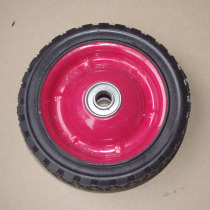 Generator wheel cleaning machine tire car washing machine wheel concave convex inflatable wheel 7 inch rubber wheel