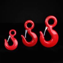 Red Plastic Red American Cargo Hook Safety Hook Spring Hook American Heavy Duty J Type Lifting Hook Hanger Hook Hook Hook