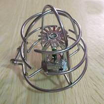 Fire sprinkler protective frame protective cover to protect the sprinkler without folding stainless iron sprinkler protective head