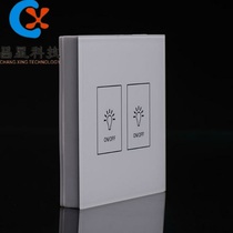 Type 86 two-way random patch remote control switch glass panel random patch with single-way control panel receiver