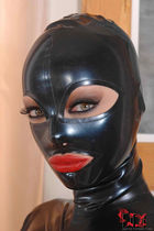 2017 New Products Latex Clothing Headgear Latex Mask Beauties Headgear Handmade Latex Tight Wrap Headgear