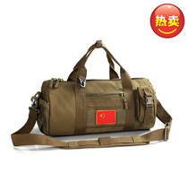 D5 Column Army Fan Bucket Bag Single Shoulder Messenger Handbag Outdoor Travel Bag Sports Fitness Bag Leisure Big Mens Bag