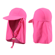 Red sunscreen childrens swimming cap sunshade hat children Korean summer beach Beach beach sunblock sun hat