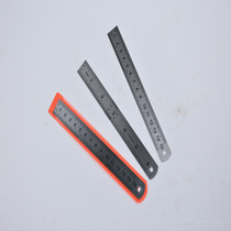Stainless steel ruler 15 20 30CM double-sided scale ruler Steel ruler DIY measurement steel ruler