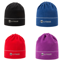 Outdoor fleece hat winter thickened male and female bib warm windproof ski hat riding headgear sports hat