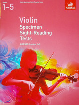 Original English textbook for violin singing simulation questions 1-5 for violin singing level 1 2 3 4 and 5 in the English test examinations from 2012