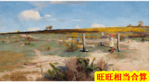 Australian master Arthur Scete oil painting high-definition 39 landscapes Painting Big Picture Spray material k
