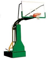 Flat box imitation hydraulic basketball stand with tempered glass rebounds Standard outdoor adult outdoor basketball shelf