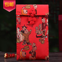  Wedding Wedding Celebration Gift 100 Subscale High-end Cloth Art RMBten thousand Red Bright Straight