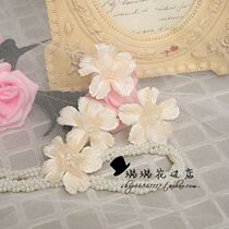 diy handmade hair accessories Clothing accessories Wedding accessories Bags Shoes Flower accessories Handmade flower material single flower