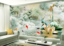 Tile background wall Chinese TV sofa background wall tile Living room wall tile 3D three-dimensional tile