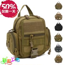 Portable small shoulder bag Mens and womens multi-function shoulder bag Military camouflage crossbody bag Waterproof handbag