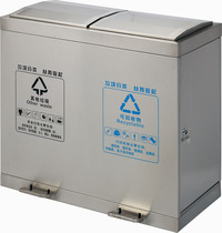 Hot Selling Down-to-earth Sorting Garbage Bins Stainless Steel Sorting Peel Bins Indoor Sorting Peel Barrel Ash Casks