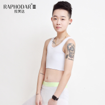 Lavada chest les short cos bandage corsets handsome t vest sports breathable mesh plastic breast underwear women