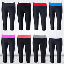 Split swimsuit womens swimming trunks three-point pants splicing multi-color boxers Fat MM plus size boxers hot spring bathing suit