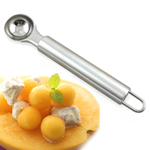304 stainless steel fruit dig ball spoons Carved Knife Parquet Tool Hami Watermelon Digger Dig Fruit Ball Spoon