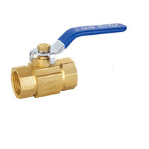 Rigg 142 brass square ball valve internal thread screw brass ball valve 4 points 6 points DN15 20