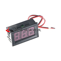 Two-wire DC5V-120V DC digital voltage meter digital voltmeter head electric vehicle meter head anti-reverse connection 0 56