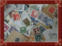 {Woozi Fairy Tales} Swedish Foreign Spin stamps 100 different not to repeat