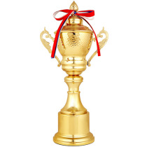 2022 Metal Trophies Custom Crystal Annual Trophy Staff Student Games Golden Trophy