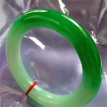 Myanmar Lao Keng emerald bracelet Imperial green full green ice jade Yang green female A goods round natural bracelet