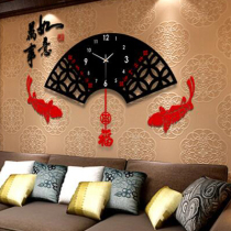Fan pendant Chinese wall decoration wall decoration wall decoration living room background wall creative wall decoration wall decoration