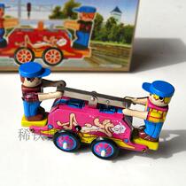 80 back nostalgic tin toy clockwork upper chord upper chain child parent-child hand decompression Reduced Pressure Gift cart