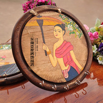 Thai Crafts Thai Country Retro Personality Key adhesive hook Hotel Door Backwall Wall Decoration Wall Wall