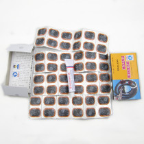 Taiwan Little Doctor bicycle mountain bike tire patch tire patch 48 pieces set of bicycle tire glue