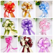 Large New Diamond Kang gold 6-layer hand flower bouquet gift box wedding car decoration bow wedding lazy flower knot