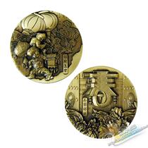 Chinas four traditional festivals big bronze chapter brass chapter Spring Festival