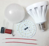 3W5W7W12w led bulb e27 Lighting energy-saving lamp screw mouth assembly housing Kit loose piece accessories