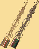 Shingon robes Buddhism multiplier long tassel gua zhu Buddhist robes tassel ear tang mi robes repair Doro