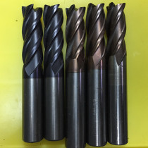 Imported second-hand tungsten steel milling cutter 4 blade four-tooth specifications 4 5 6 8 10 12 14 16 18 20