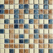 Antique ceramic kiln mosaic entrance sink shower room background wall waist line mosaic