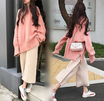 Pregnant womens spring clothing suit fashion models 2021 new outings for spring autumn season blouses and spicy moms personality net red Two sets