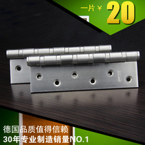 Stainless steel 6 inch hinge hinge Heavy gate mute thickened Heba 304 bearing flat open wood door 6 * 3 5 * 3