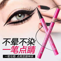 Slender cool black eyeliner female waterproof sweat-proof no decolorization long-lasting sweat-resistant no dizziness net red eyeliner cream