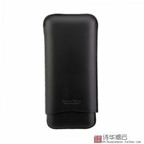 Martin Wess Imported Germany Martin Wess Leather Cigar Case Black Glossy CRONAS 3