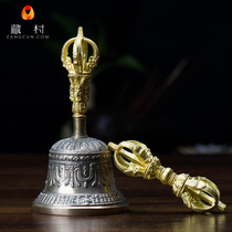 Nepal handmade pure copper-to-gold five-shares King Kong Suzuzum Suzuki for the sound of a diamond bell pestle sound